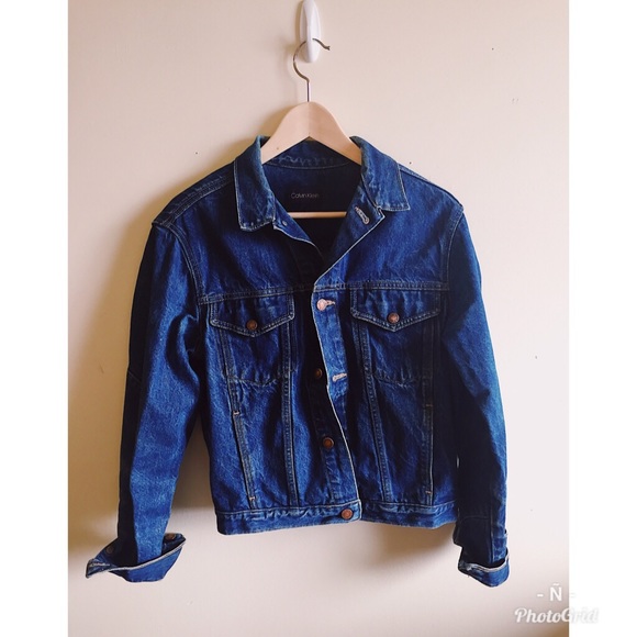 Calvin Klein Jackets & Blazers - CALVIN KLEIN WOMEN'S BLUE DENIM JEAN JACKET SIZE M